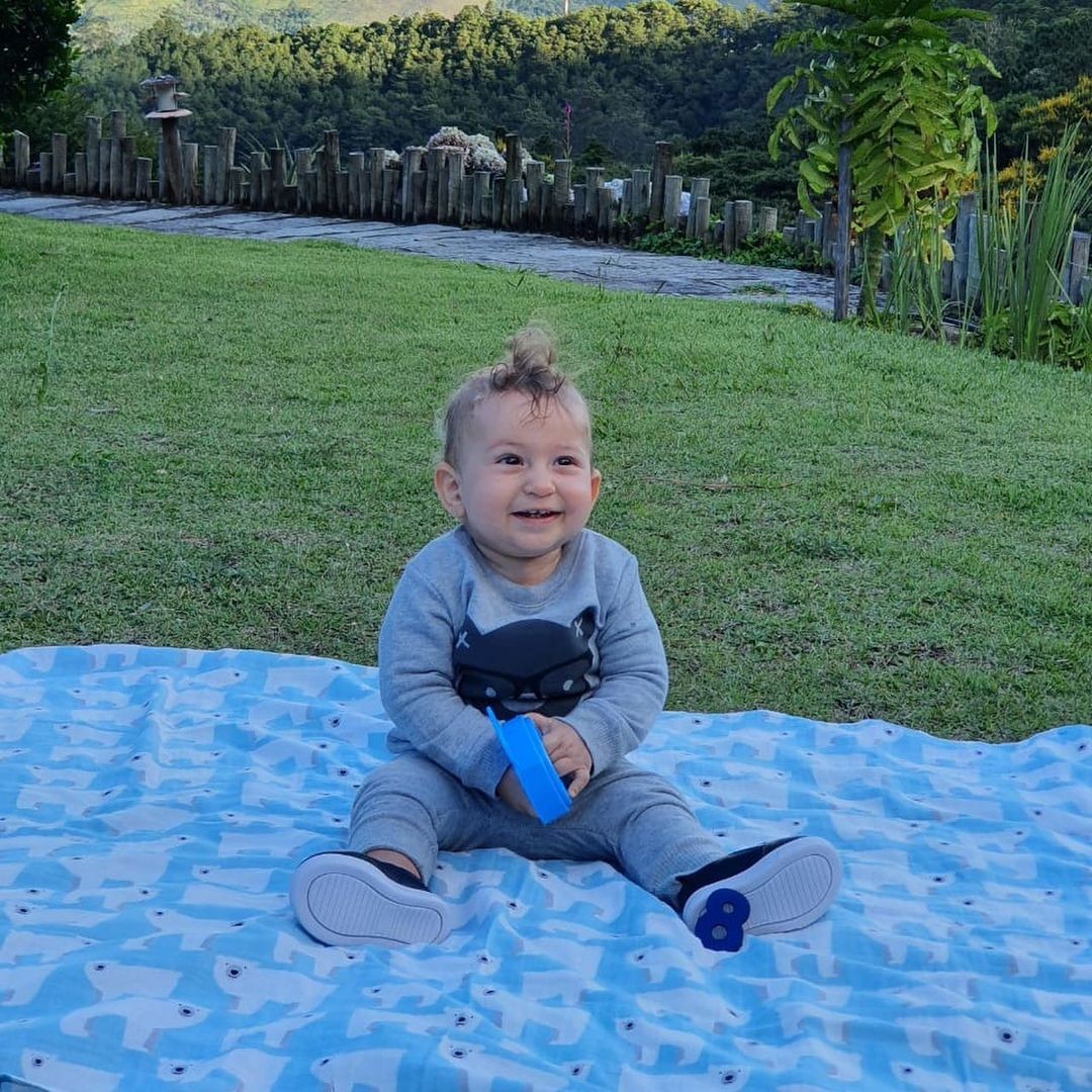 Davi, filho de Marcos Veras e Rosanne Mulholland (Foto: Reprodução/Instagram)