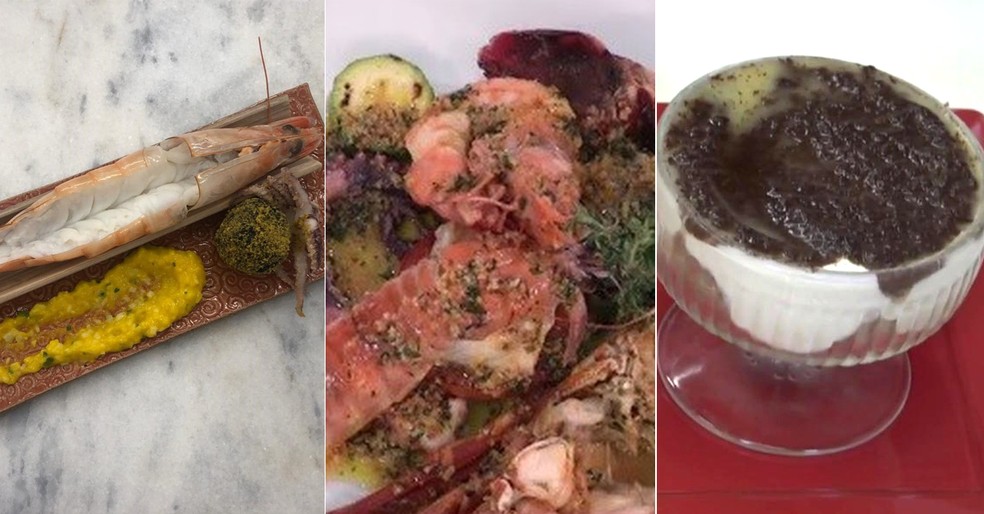 Card&Atilde;&iexcl;pio completo Dia dos Pais: Peixe Enrolado no Bacon, Peixe Recheado com Farofa de Banana, Arroz de Ervas e Vinagrete de Feij&Atilde;&pound;o Fradinho e Tortinha de Brigadeiro &acirc;?? Foto: TV Globo