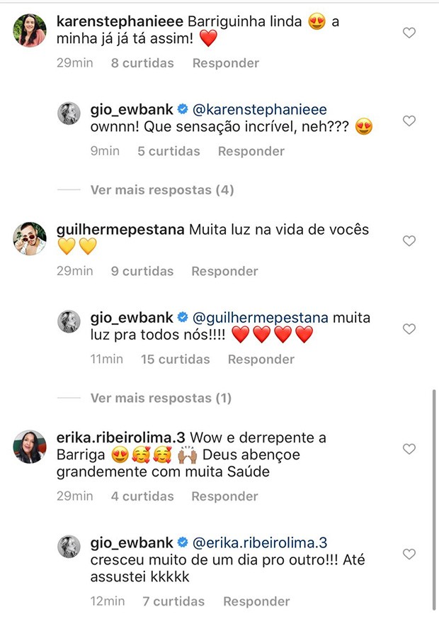 Giovanna Ewbank recebe elogios em foto com baby bump de fora (Foto: Reprodução/ Instagram)