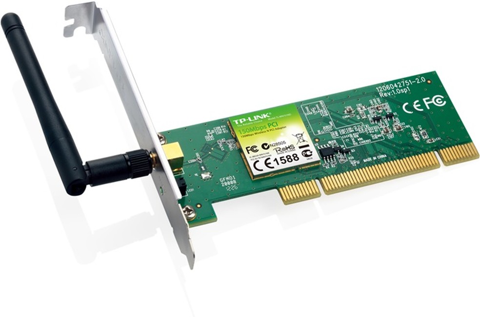 Atualmente um dos usos mais comuns para o barramento PCI é com placas de rede sem fio — Foto: Divulgação/TP-Link