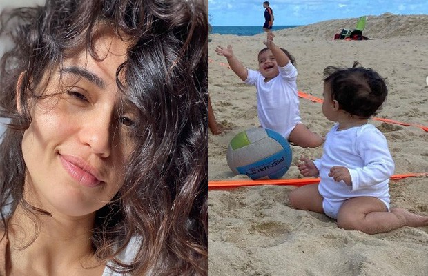 Nanda Costa celebra 11 meses das filhas Kim e Tiê (Foto: Reprodução/ instagram)