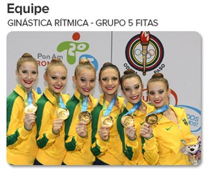 Arte - O peso do Ouro - ginástica rítmica (Foto: globoesporte.com)
