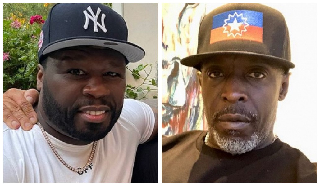 O rapper 50 Cent e o ator Michael K. Williams (1966-2021) (Foto: Instagram)