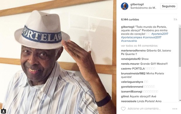 Gilberto Gil (Foto: Reprodução / Instagram)