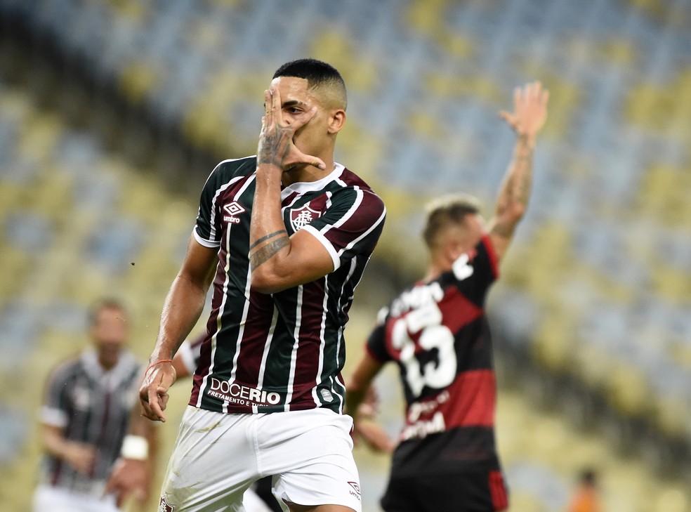Gilberto marcou o gol que levou o Fla-Flu para os pênaltis na final da Taça Rio — Foto: André Durão