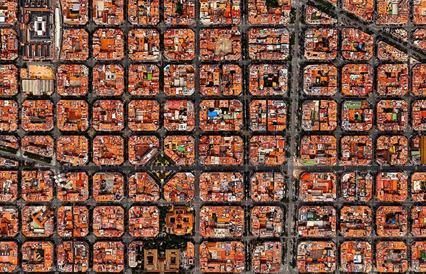 Barcelona, Espanha (Foto: Divulgação/Daily Overview)