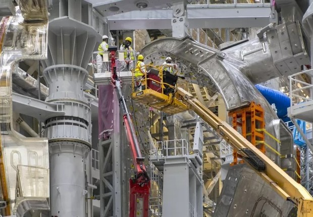 O reator ITER está em construção em Cadarache, no sul da França (Foto: ITER)