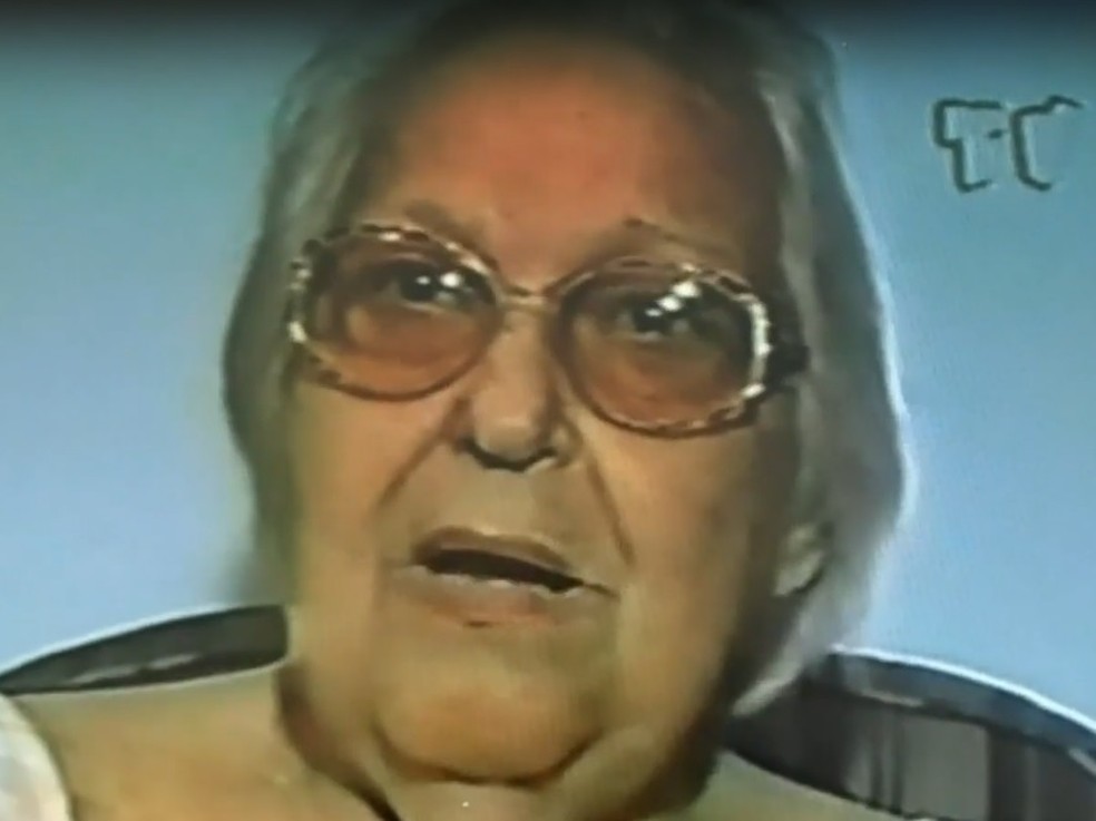 Vera de Freitas gravou depoimento em 2000, falando sobre o irmão,  Heleno — Foto: Marcelo Foguete