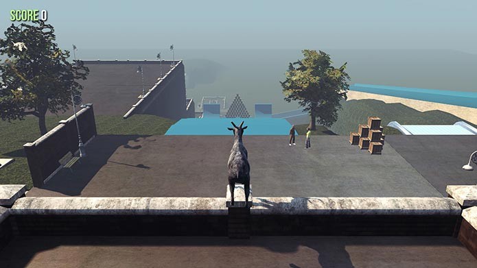 The Hill Alpha tem várias rampas para arremessar a sua cabra (Foto: Divulgação/Steam)