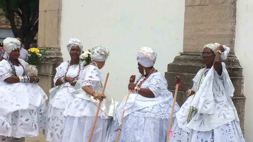 Lavagem do Bonfim (Foto: Andréa Silva/TV Bahia)