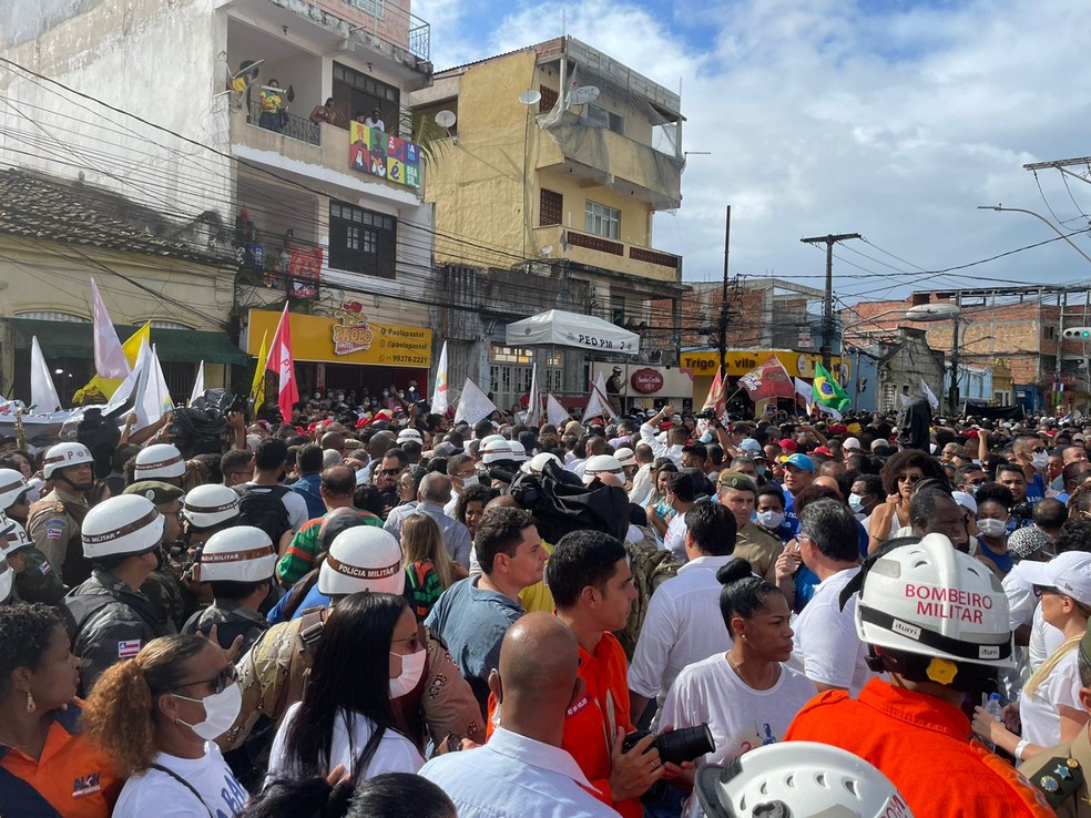 Evento arrastou multidões neste sábado (2) — Foto: Itana Alencar / g1 Bahia