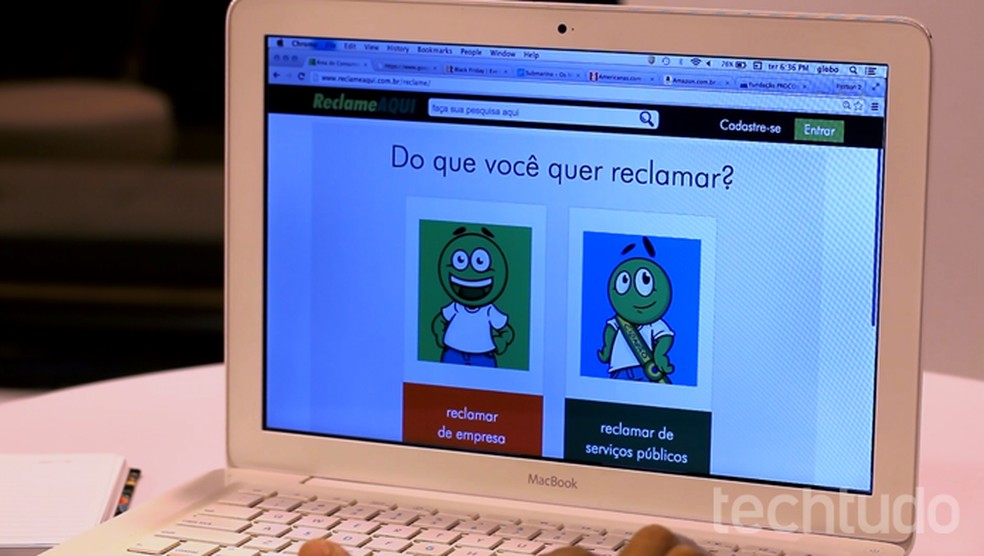 Reclame Aqui: site informa reputações de lojas virtuais e ajuda na tomada de decisões pré-compra — Foto: Luana Marfim/TechTudo