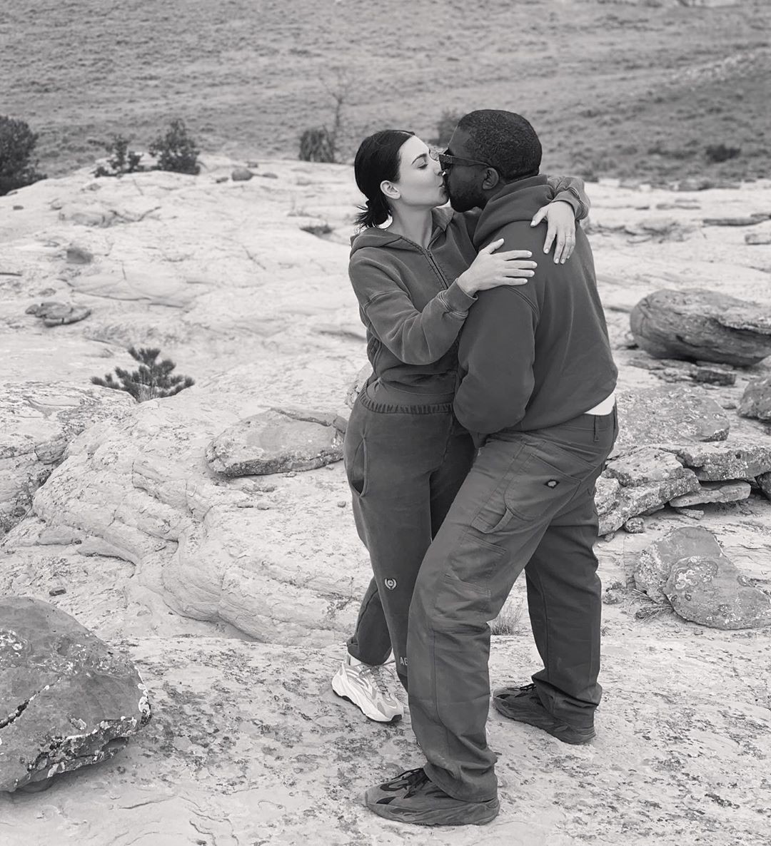 Kim Kardashian e Kanye (Foto: Instagram/ Reprodução)