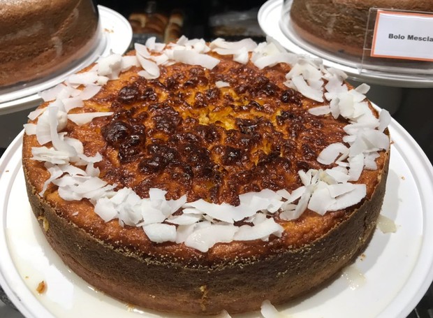 Receita de bolo de pamonha, da Vis Savour Boulangerie (Foto: DivulgaÃ§Ã£o )