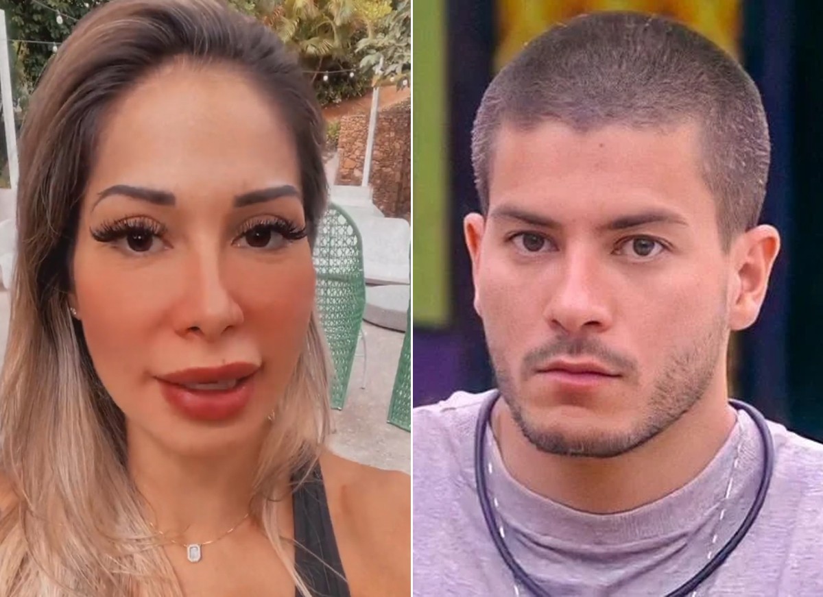 Maíra Cardi fala que Arthur Aguiar sofre de depressão (Foto: Reprodução / Instagram e TV Globo)
