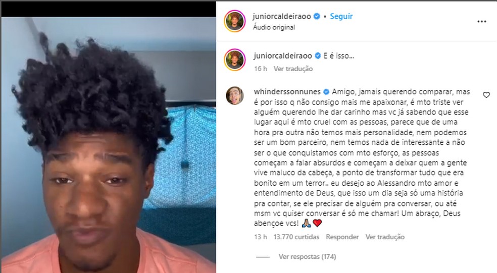 Publica&ccedil;&atilde;o de Whindersson Nunes &mdash; Foto: Instagram