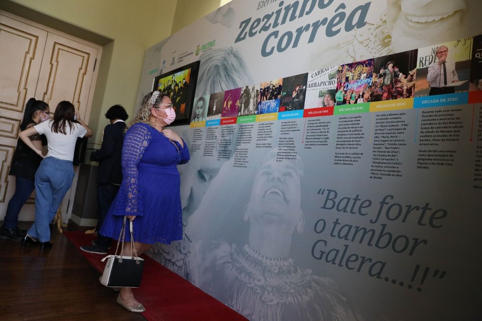 Memorial “Eternamente Zezinho Corrêa”, no Teatro Amazonas. — Foto: Divulgação