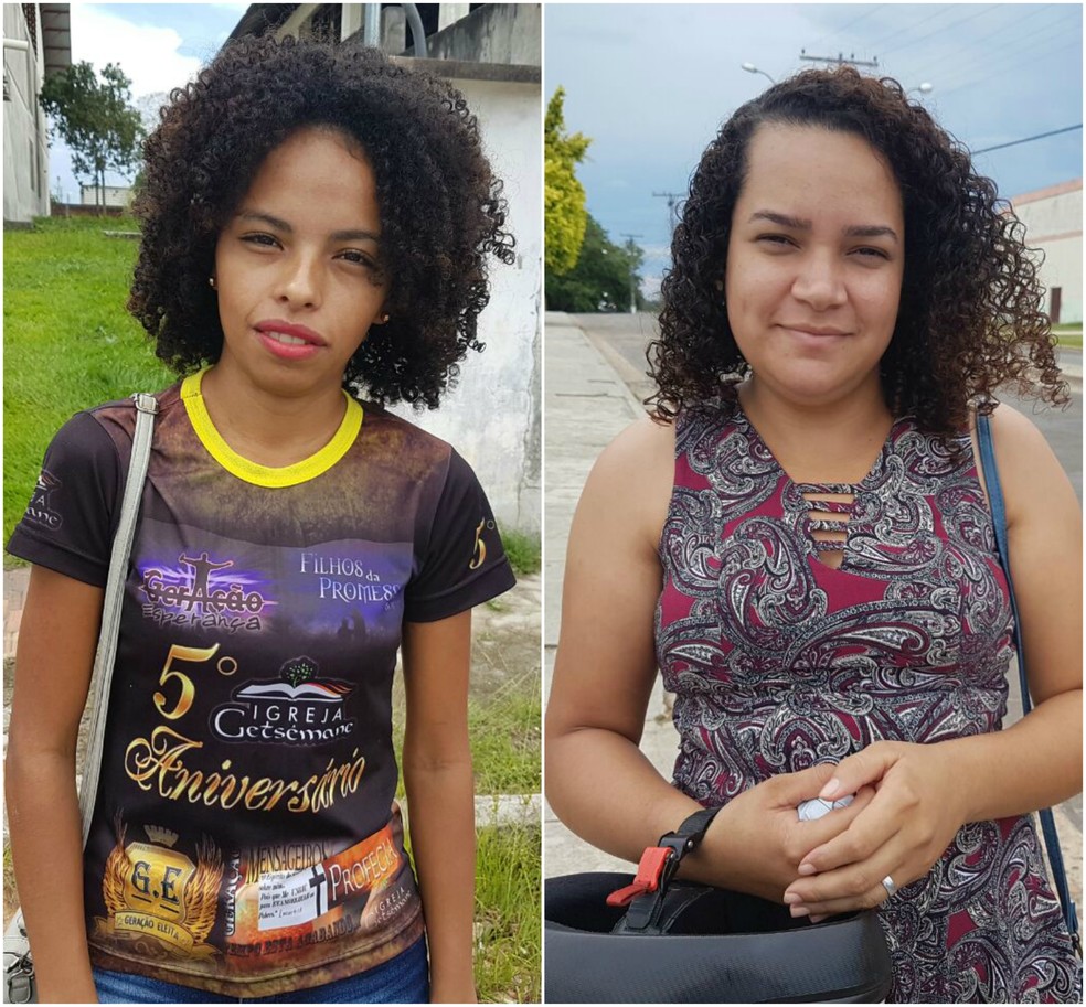 Ivanilze Nascimento da Silva, de 23 anos, e Rosimeire Maria de 23 anos (Foto: Anny Barbosa/G1)
