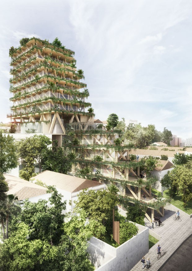 São Paulo ganhará edifício totalmente construído em madeira certificada (Foto: Divulgação)