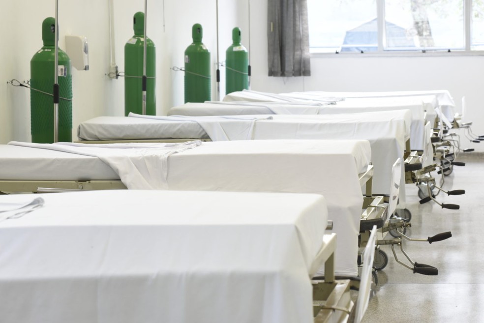 Hospital de campanha de Jundiaí foi inaugurado em 10 de junho e até o dia 14 de setembro foram atendidos 222 pacientes — Foto: Divulgação/Prefeitura de Jundiaí