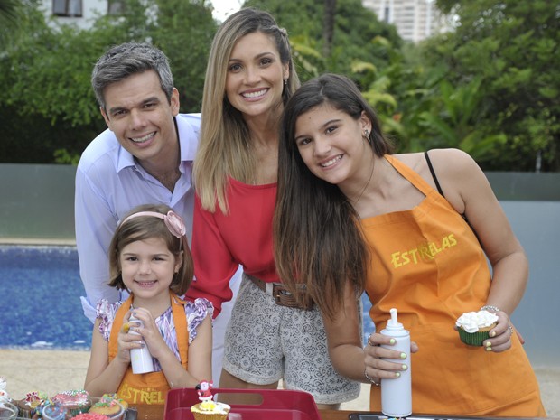 Giulia já participou do Estrelas ao lado da família (Foto: Renato Rocha Miranda/TV Globo)