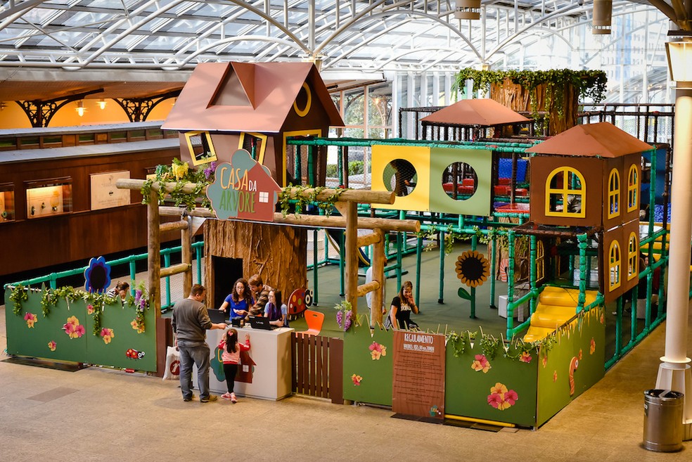 A Casa da Floresta pode ser visitada no Salvador Norte Shopping até 29 de outubro (Foto: Priscila Fiedler)