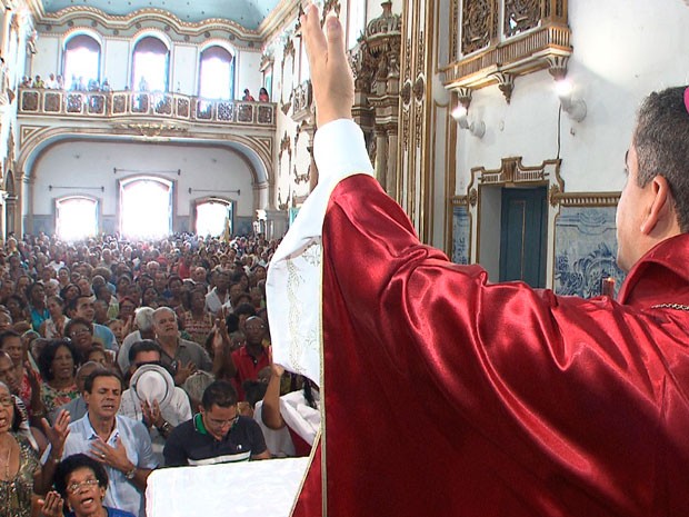 Dia de Santa Luzia em Salvador (Foto: Reprodução/TV Bahia)