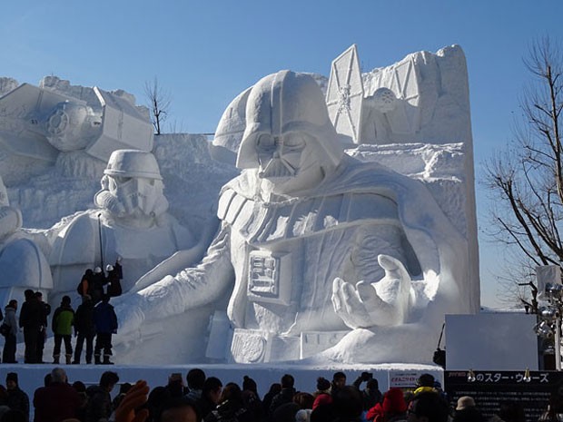 Star Wars de neve (Foto: Divulgação)