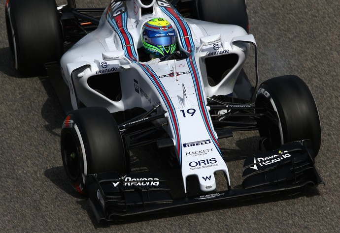 Felipe Massa, Williams, nos treinos livres do GP do Bahrein, Fórmula 1 (Foto: Getty Images)