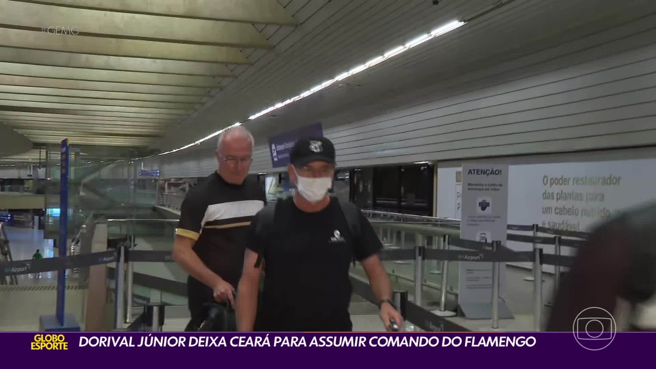 Dorival Júnior deixa Belo Horizonte e vai encontrar delegação do Flamengo em Porto Alegre