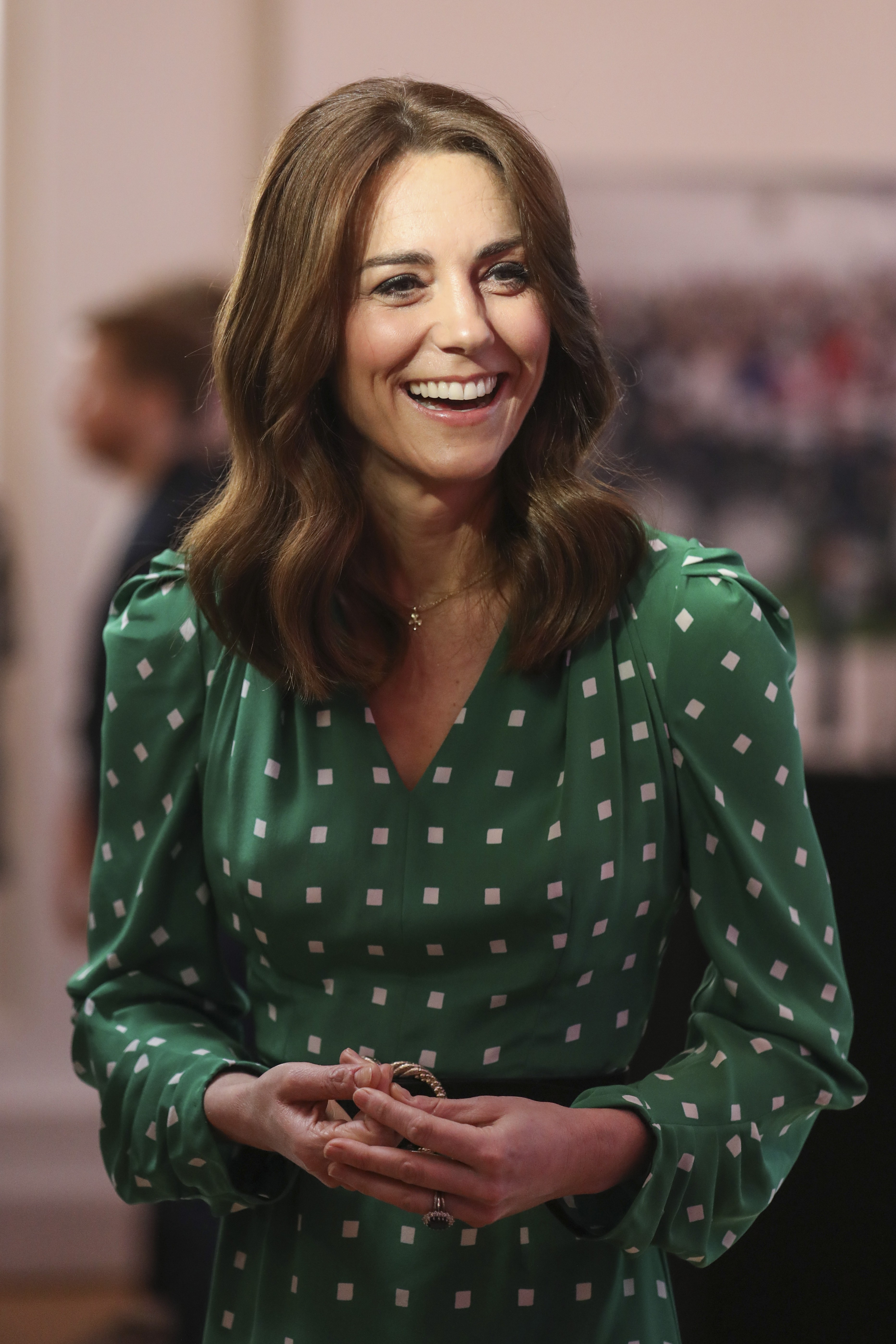 Kate Middleton sem esmlate (Foto: Reprodução Getty Images)