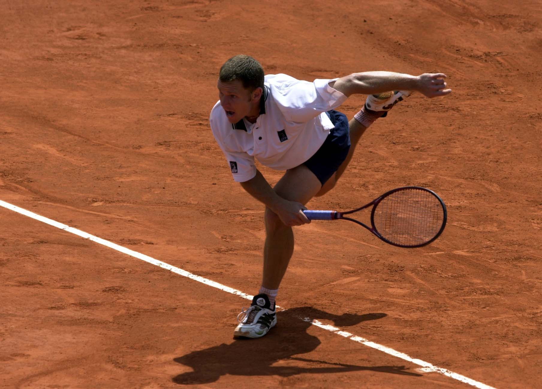 Michael Russell em Roland Garros 2001 (Foto: Getty Images)