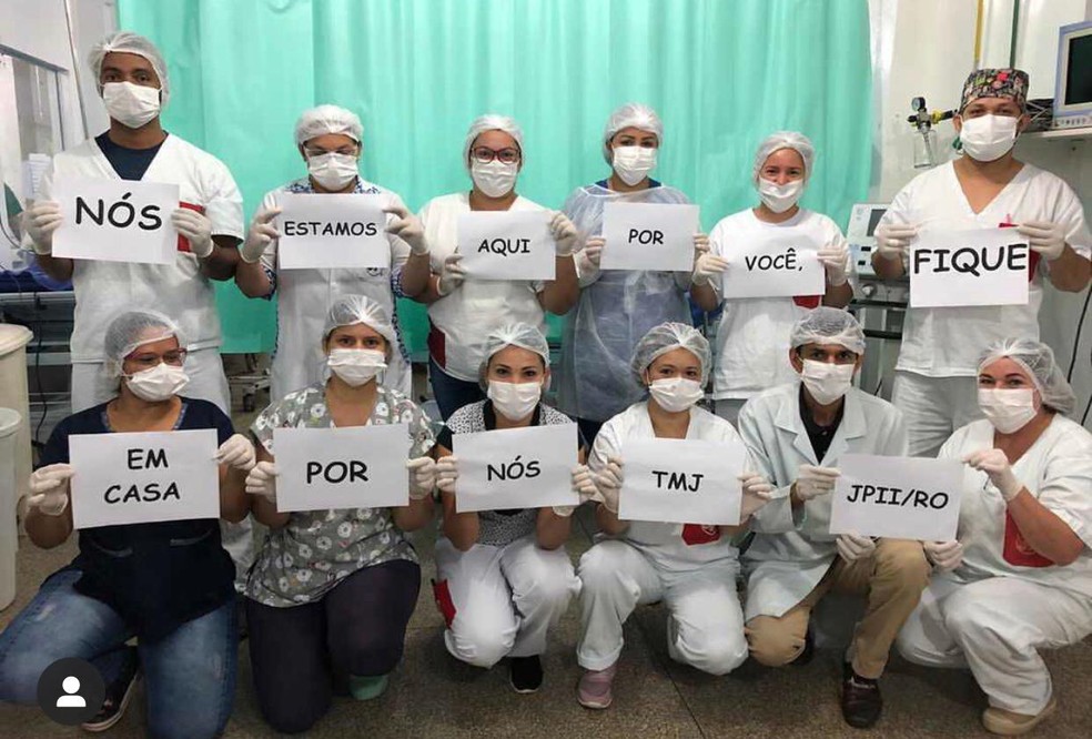 Apelo é para conscientização contra o coronavírus.  — Foto: Divulgação/Sesau