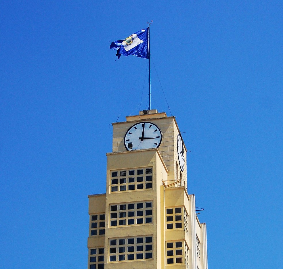 Torre da CTI é símbolo de Taubaté — Foto: Prefeitura de Taubaté/Divulgação