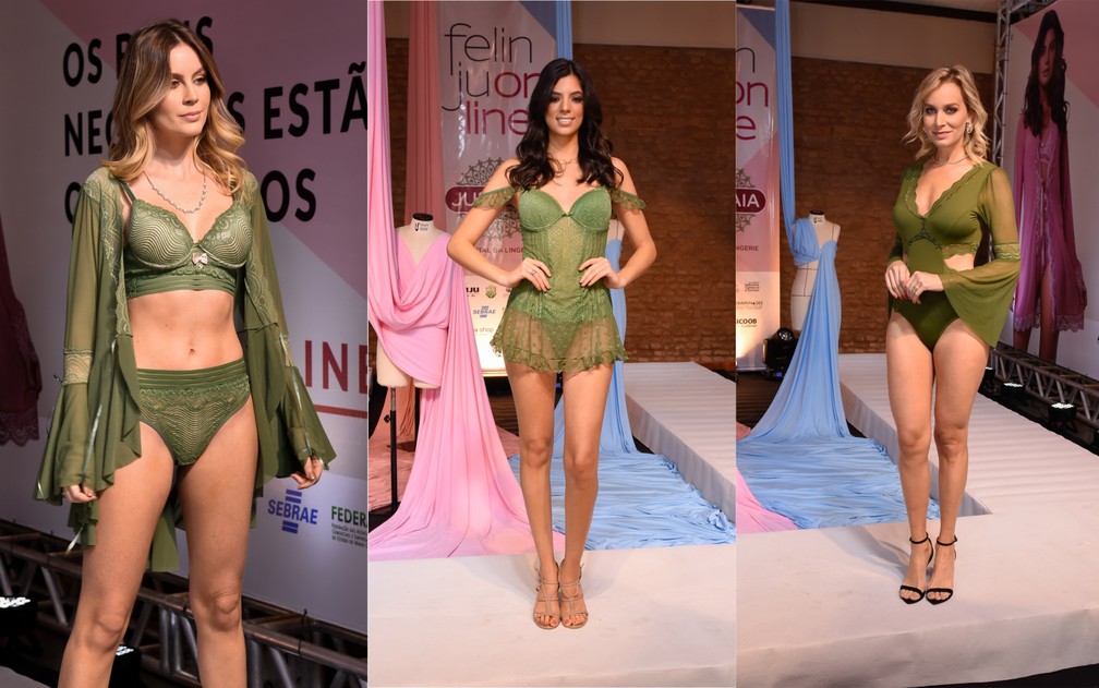 Felinju Online 2020 apresenta novidades da moda íntima de Juruaia — Foto: Reginalva Fotografias