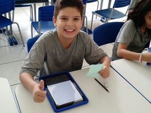 Aplicativo foi desenvolvido com ajuda dos alunos (Foto: Arquivo Pessoal/Ronaldo Lopes)