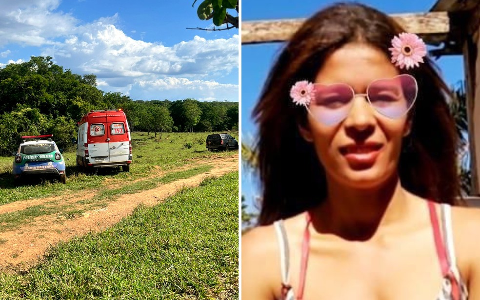 Suzi-Mare morre após ser espancada, em Catalão — Foto: Reprodução/Polícia Militar e Redes Sociais