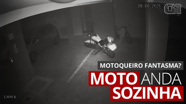 Vídeo de moto andando sozinha em estacionamento de Londrina viraliza; ASSISTA