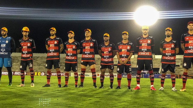 Campinense antes da partida contra o Belo