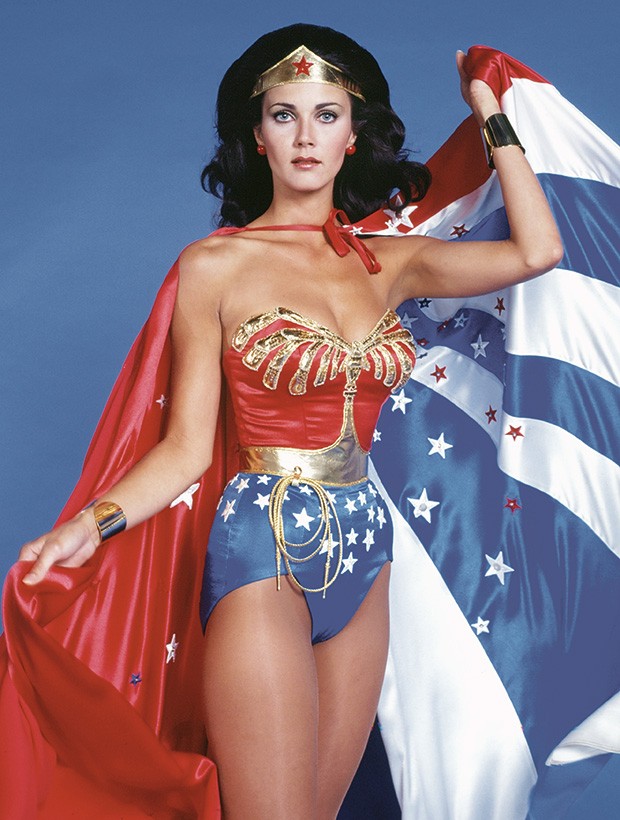 A atriz Lynda Carter na série As Novas Aventuras da Mulher Maravilha, sucesso no fim dos anos 70 (Foto: Reprodução)