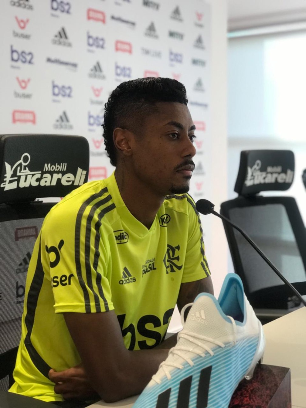 Bruno Henrique, atacante do Flamengo &mdash; Foto: Cah&ecirc; Mota