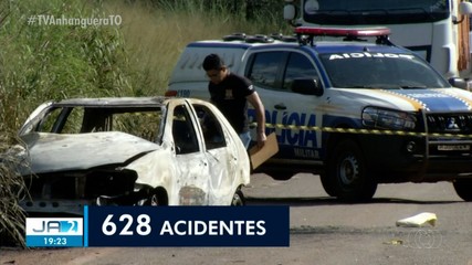 Em 2023, 70 mortes foram registradas nas rodovias federais que cortam o Tocantins