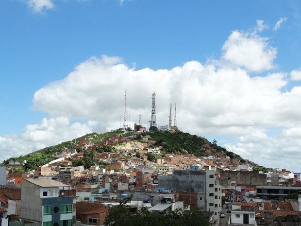 Monte do Bom Jesus, em Caruaru, Pernambuco (Foto: Cecília Morais/ G1)