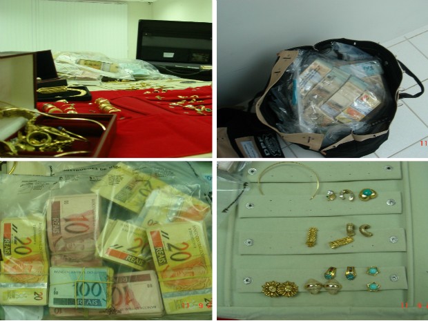 Imagens mostram pertences dos envolvidos na operação Mãos Limpas (Foto: Divulgação)