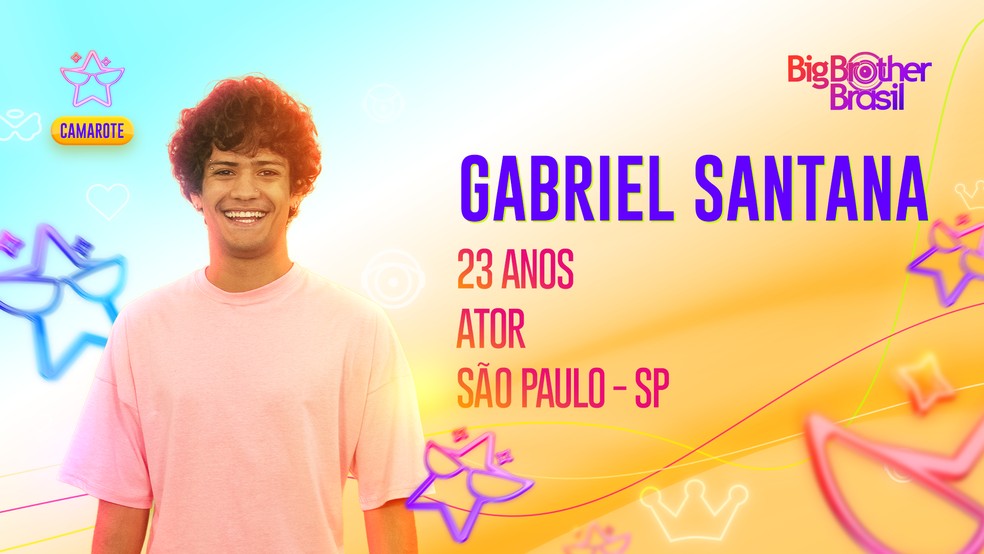 Gabriel Santana is a BBB23 participant - Photo: Globo