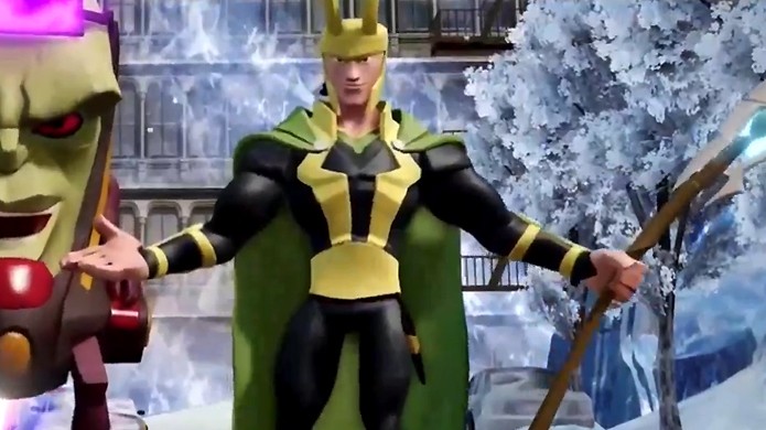 O vilão Loki é especialista em incitar brigas, mas seus poderes não seriam tão úteis em Marvel vs. Capcom 3 (Foto: Reprodução/GameInformer)