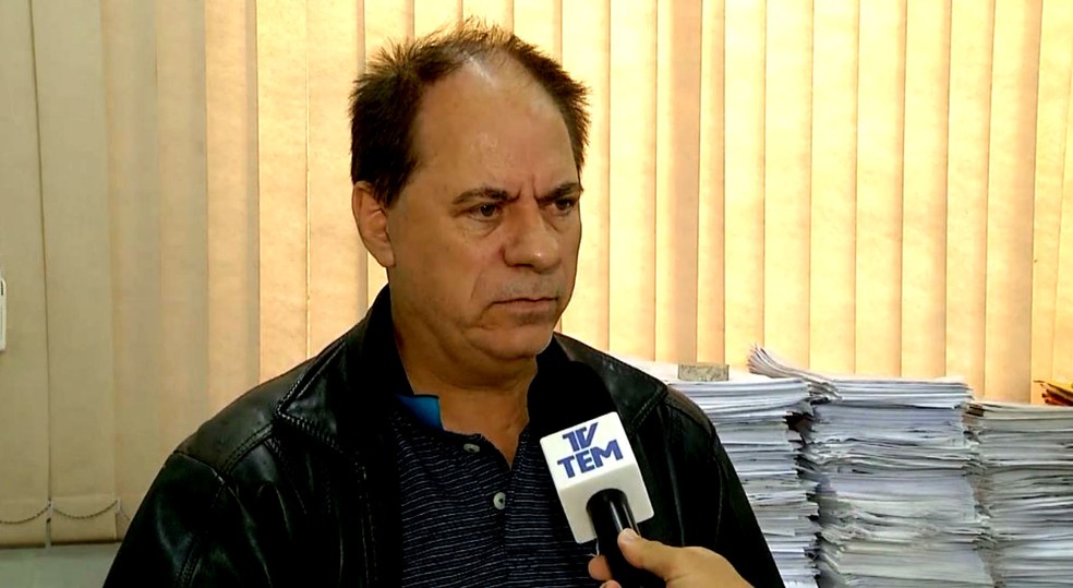 Cláudio Gimenez, presidente da Codesan, diz que problema, se houve, não existe mais atualmente (Foto: Reprodução / TV TEM)