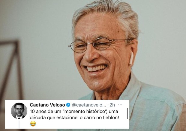 Caetano Veloso (Foto: Reprodução/Instagram)