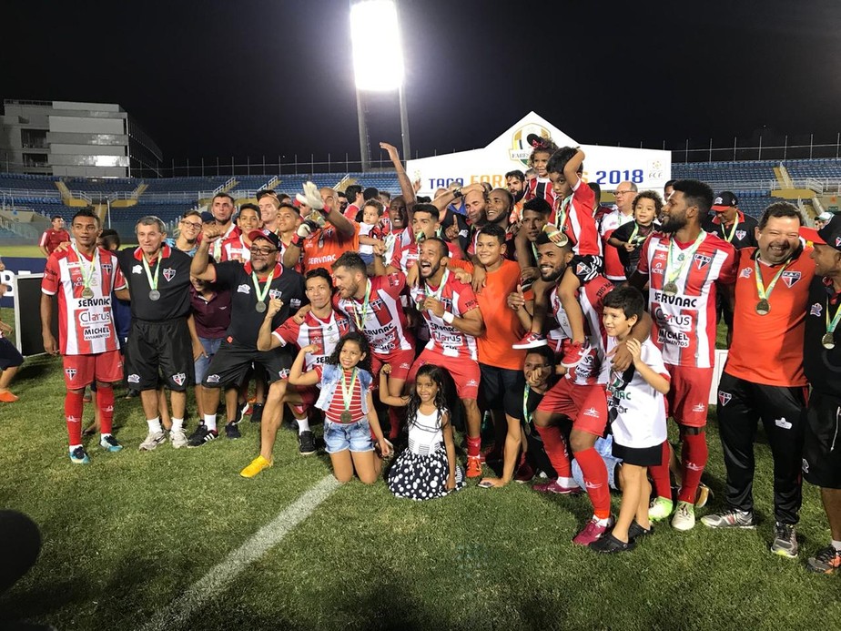 FerroviÃ¡rio vence o Caucaia e se sagra campeÃ£o da TaÃ§a Fares Lopes