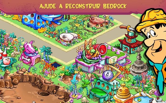 Game dos Flintstones já está disponível no Android (Foto: Divulgação)